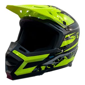 CASCO PARA MOTOCICLISTA CROSS  GREEN RANGER  A-HELMET CERTIFICADO DOT / CAS-CRO-A011-M