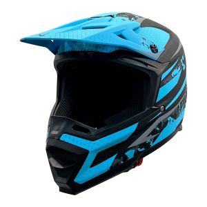 CASCO PARA MOTOCICLISTA CROSS  BLUE RANGER  A-HELMET CERTIFICADO DOT / CAS-CRO-A012-M