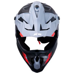 SHOP 25  -  CASCO PARA MOTOCICLISTA CROSS THE ROCK KR® CERTIFICADO DOT / CAS-CRO-K001-L