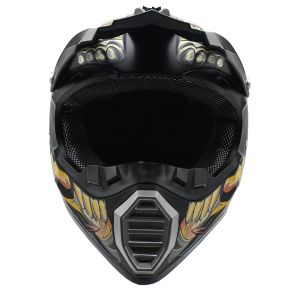 CASCO PARA MOTOCICLISTA CROSS  SKULL RACE  KR®  SIN CERTIFICACIÓN MATE / CAS-CRO-K010-XL