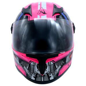 CASCO PARA MOTOCICLISTA INFANTIL CERRADO POCKET ROSA A-HELMET® CERTIFICADO DOT / CAS-INF-A004-L