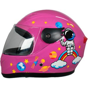 CASCO CERRADO INFANTIL C/LUZ GIRL SAPCES BRILLANTE / CAS-INF-K2004
