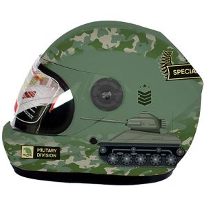 CASCO CERRADO INFANTIL C/LUZ SPECIAL FORCE BRILLANTE / CAS-INF-K2008