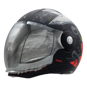 CASCO PARA MOTOCICLISTA JET EGOBRAIN A-HELMET CERTIFICADO DOT / CAS-JET-A004-L
