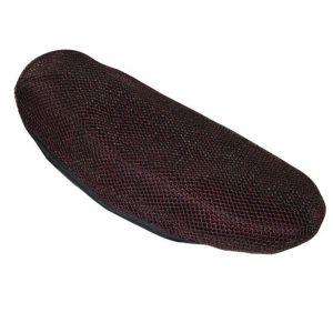 CUBIERTA DE ASIENTO NEGRO/ROJO 100% POLIESTER / CBA-001