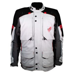 1X1  -  CHAMARRA PARA MOTOCICLISTA BLANCO-GRIS WAYSCRAL / CHA-H001-2XL