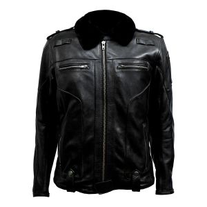 1X1  -  CHAMARRA PARA MOTOCICLISTA NEGRO KING SANDY / CHA-H014-XL