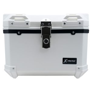 CAJA BLANCA PORTA-EQUIPAJE MOTONETA Y MOTOS DE TRABAJO / CAPACIDAD 45L / CJA-027
