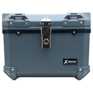 CAJA GRIS PORTA-EQUIPAJE MOTONETA Y MOTOS DE TRABAJO / CAPACIDAD 45L / CJA-029