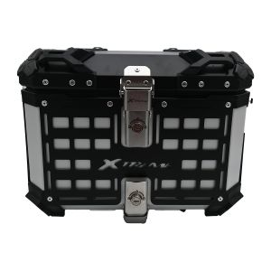 SHOP 25  -  CAJA PORTA EQUIPAJE MOTONETAS Y MOTOS DE TRABAJO ANCHO:41 CM / LARGO: 33 CM / ALTO:30.5 CM CAPACIDAD:45L CARGA :5 KG / CJA-032