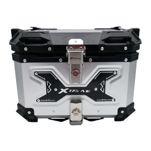 CAJA PORTA EQUIPAJE MOTONETAS Y MOTOS DE TRABAJO ANCHO:41 CM / LARGO: 33 CM / ALTO:30.5 CM CAPACIDAD:45L CARGA :5 KG / CJA-036