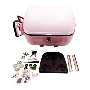 CAJA PORTA-EQUIPAJE MOTONETAS Y MOTOS DE TRABAJO ROSA / CJA-050