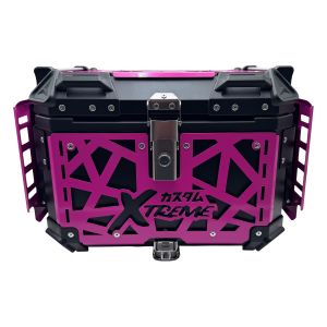 CAJA PORTA-EQUIPAJE MOTONETAS Y MOTOS DE TRABAJO X-TREME CARGO SYSTEM ROSA / CJA-055