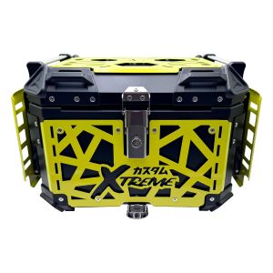 CAJA PORTA-EQUIPAJE MOTONETAS Y MOTOS DE TRABAJO X-TREME CARGO SYSTEM AMARILLO FLOURECENTE / CJA-056