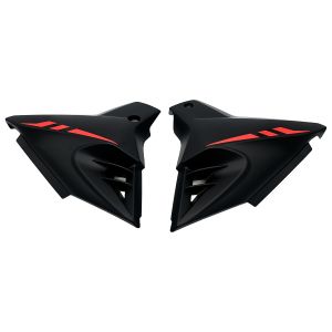 CUBIERTAS LATERALES DER / IZQ NEGRO/ROJO / CLJ-026