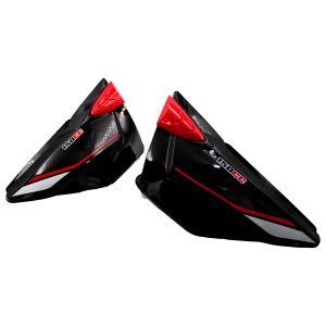 CUBIERTAS LATERALES DER / IZQ NEGRO/ROJO / CLJ-040