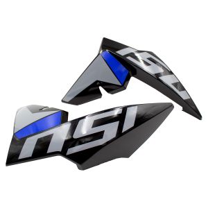 CUBIERTA DECORATIVA DE TANQUE DER / IZQ NEGRO/AZUL / CLJ-042