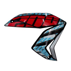 CUBIERTA DECORATIVA DE TANQUE DER / IZQ AZUL/ROJO / CLJ-044