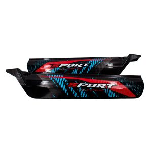 CUBIERTA DE SUSPENSION DELANTERA NEGRO/AZUL / CUS-006