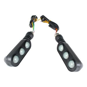 LOTE - DIRECCIONALES SEMAFORO 3 FUNCIONES STOP ROJO 12Vcc / DIR-199