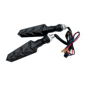 DIRECCIONALES FLECHA LUZ AMARILLA CON LUZ DE DIA BLANCA12 Vcc BASE GOMA / DIR-X035