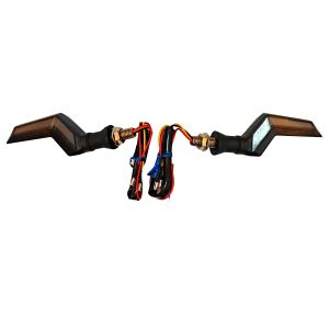 DIRECCIONALES AMBAR CON LUZ AZUL 12 Vcc / DIR-X044