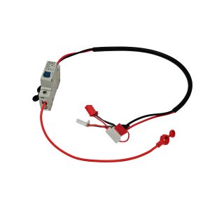 CABLE DE ALIMENTACION BATERIAS CONTROLADOR  600MM CON INTERRUPTOR TERMOMAGNETICO 10A / EARN-P003