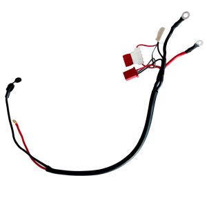 CABLE DE ALIMENTACION  BATERIAS CONTROLADOR ROJO 500MM NEGRO 600MM CON INTERRUPTOR TERMOMAGNETICO 10A / EARN-P004