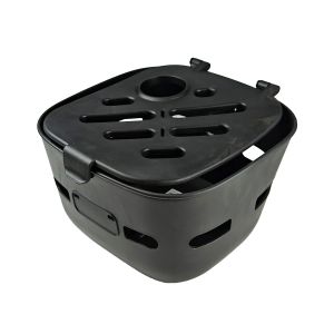 CANASTA CON SOPORTE COLOR HUESO / ECAN-006