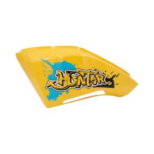 CUBIERTA LATERAL IZQUIERDA AMARILLA PARA VELOCIPEDO ELECTRICO / ECLJ-A016