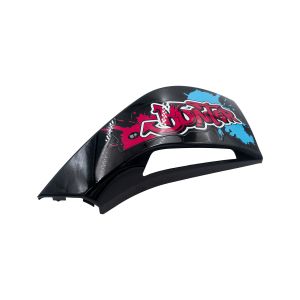 CUBIERTA LATERAL DERECHA NEGRO/ROSA PARA VELOCIPEDO ELECTRICO / ECLJ-A021