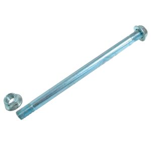 EJE DE RUEDA TRASERA C/TUERCA 15mm X 265 mm / EJE-A008