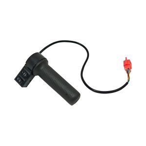 PUÑO DE ACELERACION CON INTERRUPTOR PARA VELOCIPEDO ELECTRICO    12Vcc / EPUÑ-P002