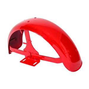 E-BIKE - SALPICADERA TRASERA IZQUIERDA ROJA PARA VELOCIPEDO ELECTRICO / ESAL-P001RO-IZ