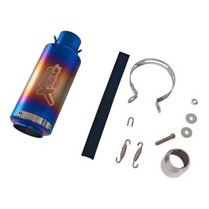 ESCAPE FRONTAL AZUL LONGITUD 245MM ALTURA 89MM CONECTOR 51MM / ESC-X007