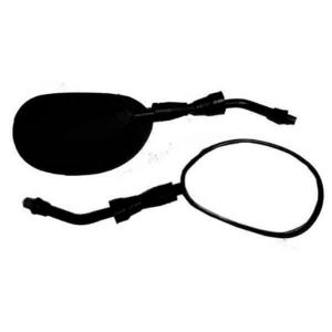 ESPEJOS NEGRO HF826 10mm BRAZO CORTO / ESP-001