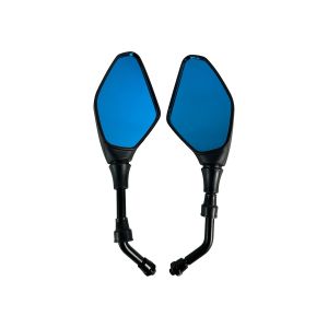 ESPEJO NEGRO 10MM LUNA AZUL / ESP-A061NE