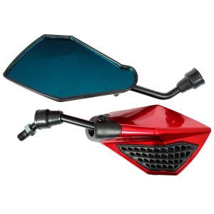 ESPEJOS ALIEN NEGRO/ROJO 10 mm / ESP-A16