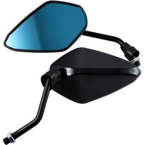 ESPEJOS ALIEN NEGRO 10 mm / ESP-A20NE