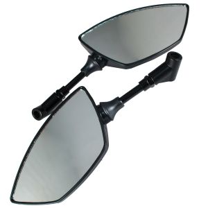 LOCURAS - ESPEJO ALIEN NEGRO 10MM / ESP-A31NE