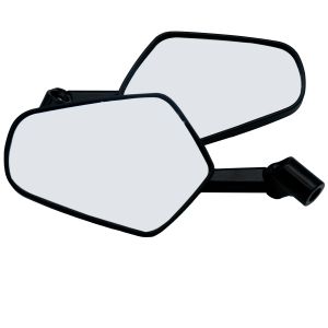 ESPECIAL  -  ESPEJO NEGRO DEPORTIVO CUBIERTA PLASTICO / ESP-A49NE