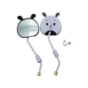 ESPEJO CONEJO MORADO 8mm CON TORNILLO ADAPTADOR 8mm - 10mm / ESP-X021