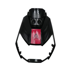CUBIERTA FRONTAL DE CHASIS NEGRO/ROJO PARA VELOCIPEDO ELECTRICO / ETAP-A013