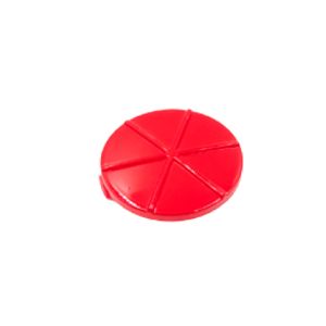 TAPON DERECHO ROJO DECORATIVO PARA VELOCIPEDO ELECTRICO / ETAP-A019