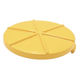 TAPON DERECHO AMARILLO DECORATIVO PARA VELOCIPEDO ELECTRICO / ETAP-A020