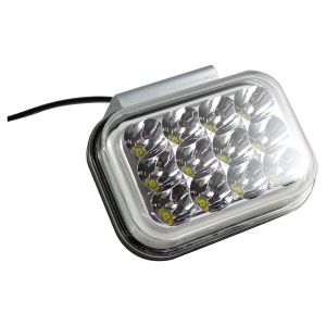 TOP - FARO AUXILIAR 12 Vcc RECTANGULAR CONTORNO LUZ MULTICOLOR / FAR-097