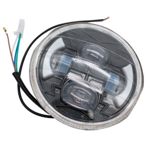 SHOP 25  -  FARO AUXILIAR NEGRO REDONDO 9 LEDS 12 VCC CON 4 FUNCIONES / FAR-A002
