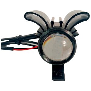 "FARO AUXILIAR BASE NEGRA LUZ BLANCA, LUZ AMARILLA 12VCC" / FAR-X026