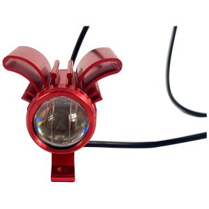 "FARO AUXILIAR BASE ROJA LUZ BLANCA, LUZ AMARILLA 12VCC" / FAR-X028