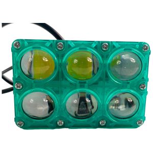 FARO AUXILIAR VERDE DE 6 LEDS 12VCC / FAR-X033